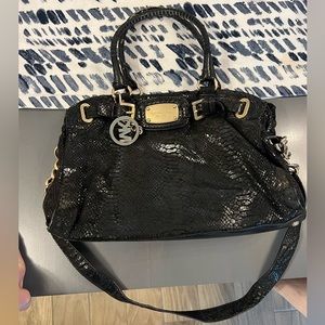 Patent leather snakeskin Michael Kors Bag